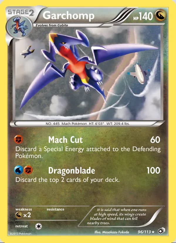 Garchomp — Legendary Treasures #96