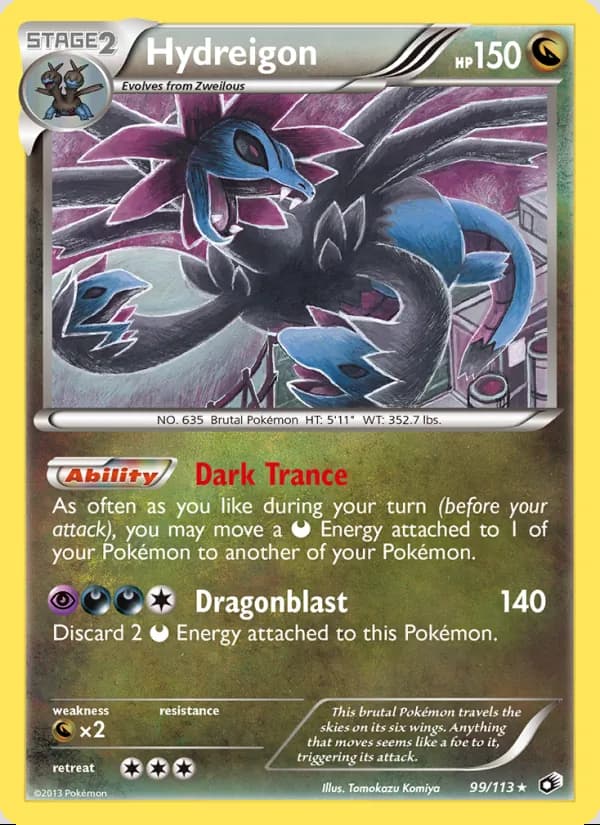 Hydreigon — Legendary Treasures #99