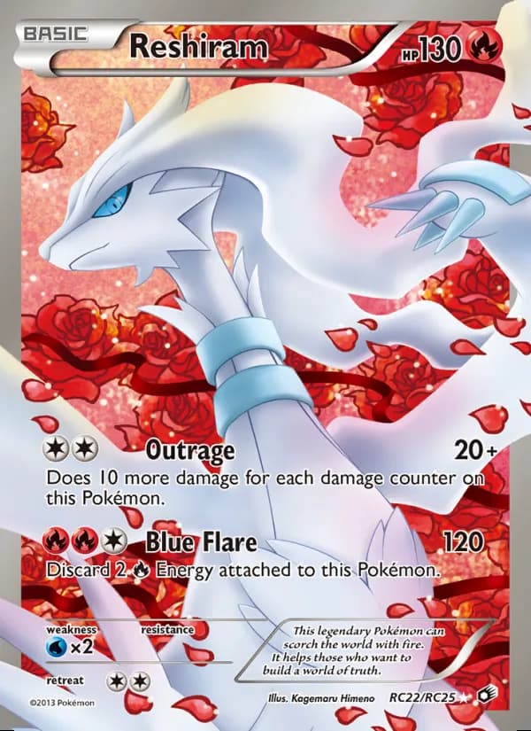 Reshiram — Legendary Treasures #RC22