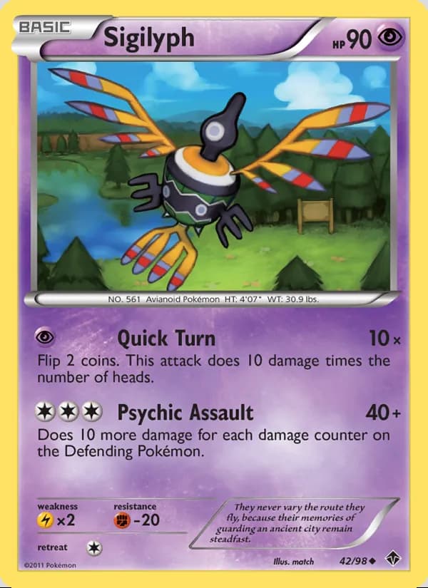 Sigilyph — Emerging Powers #42