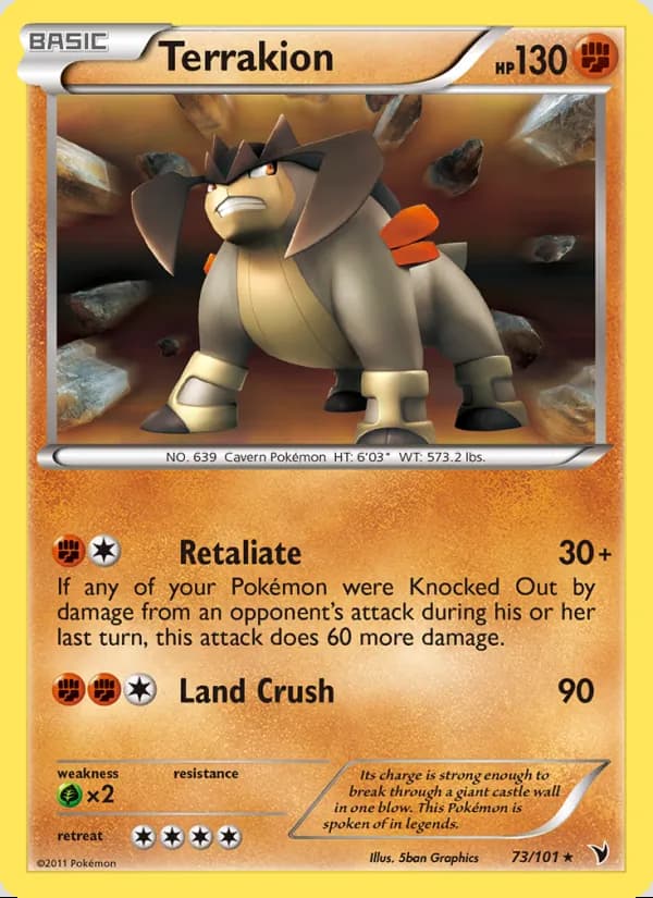 Terrakion — Nobles Victorias #73