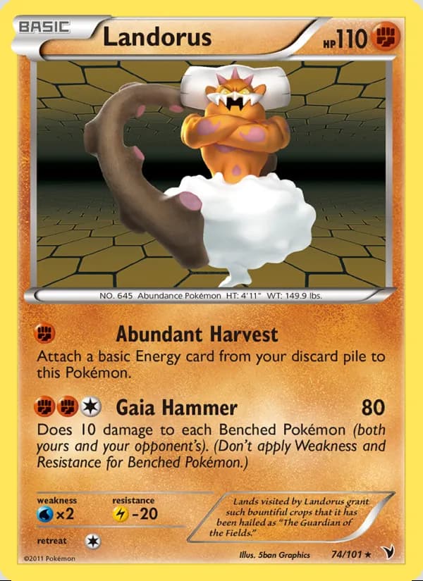 Landorus — Noble Victories #74