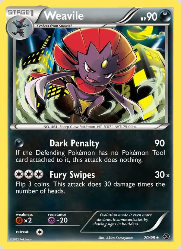 Weavile — Next Destinies #70