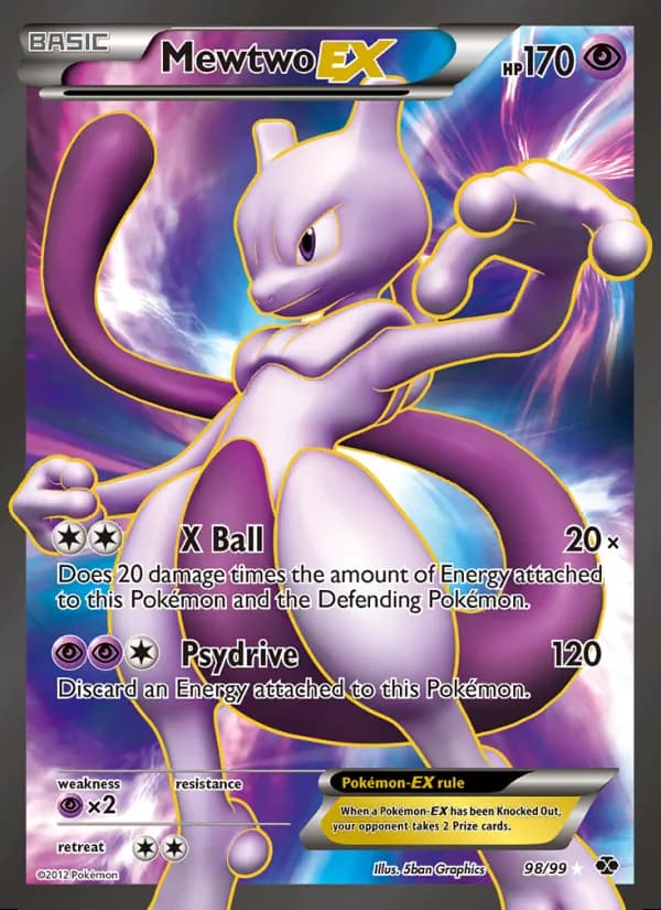 Mewtwo-EX — Next Destinies #98
