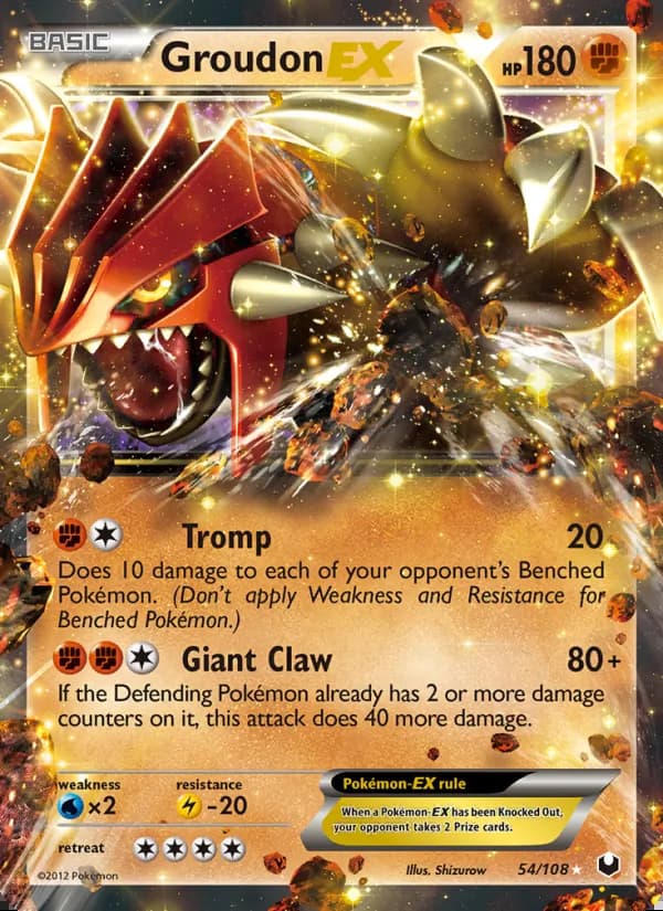 Groudon-EX — Dark Explorers #54