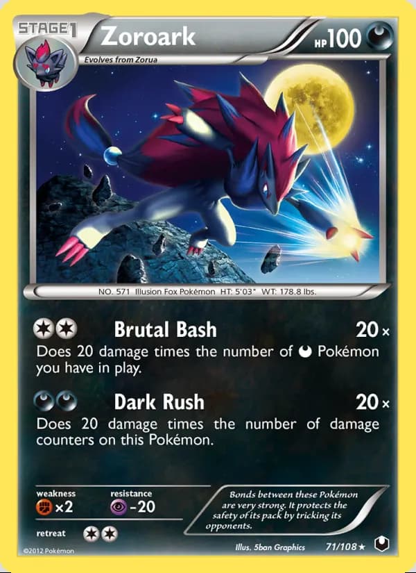 Zoroark — Oscuros Exploradores #71
