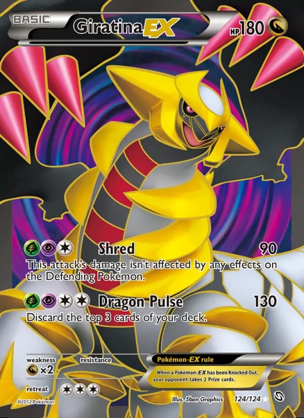 Giratina-EX — Dragones Majestuosos #124