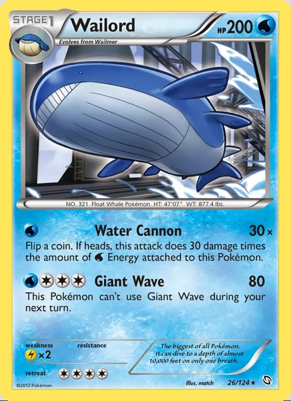 Wailord — Dragons Exalted #26