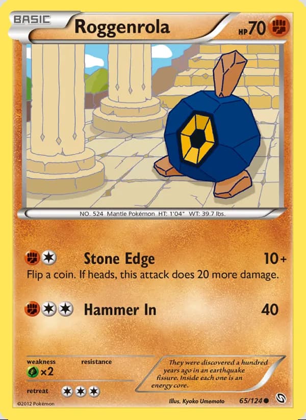 Roggenrola — Dragons Exalted #65