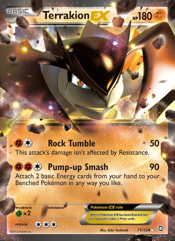 Terrakion-EX — Dragones Majestuosos #71