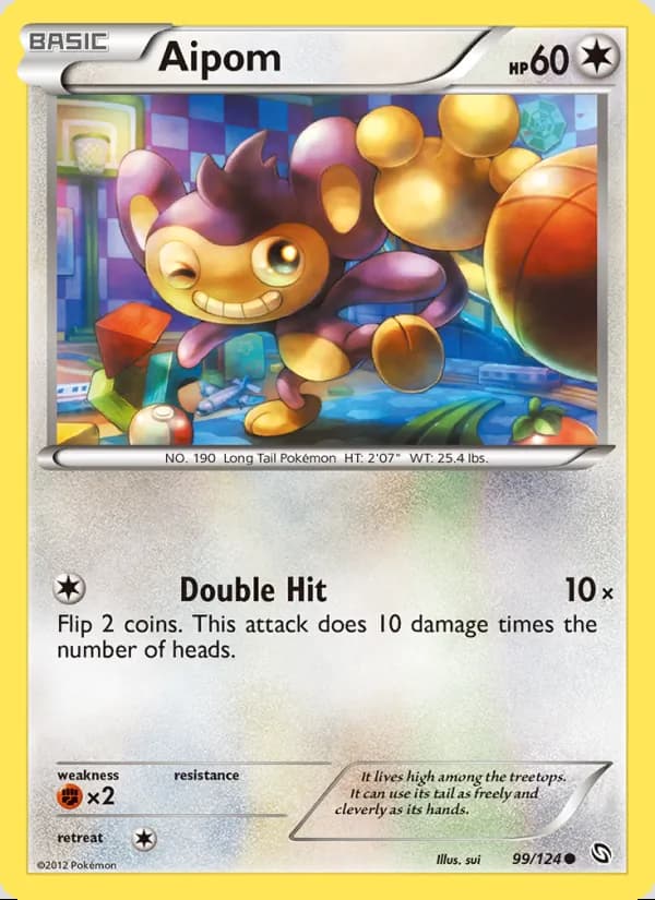 Aipom — Dragones Majestuosos #99