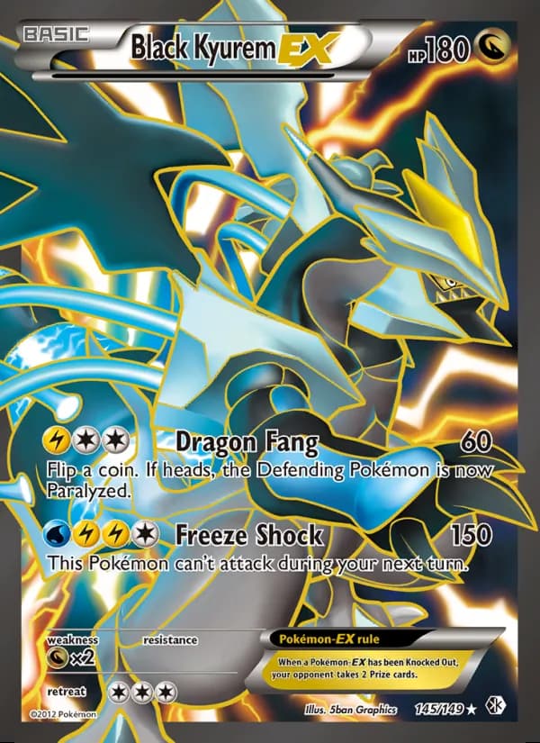 Black Kyurem-EX — Boundaries Crossed #145