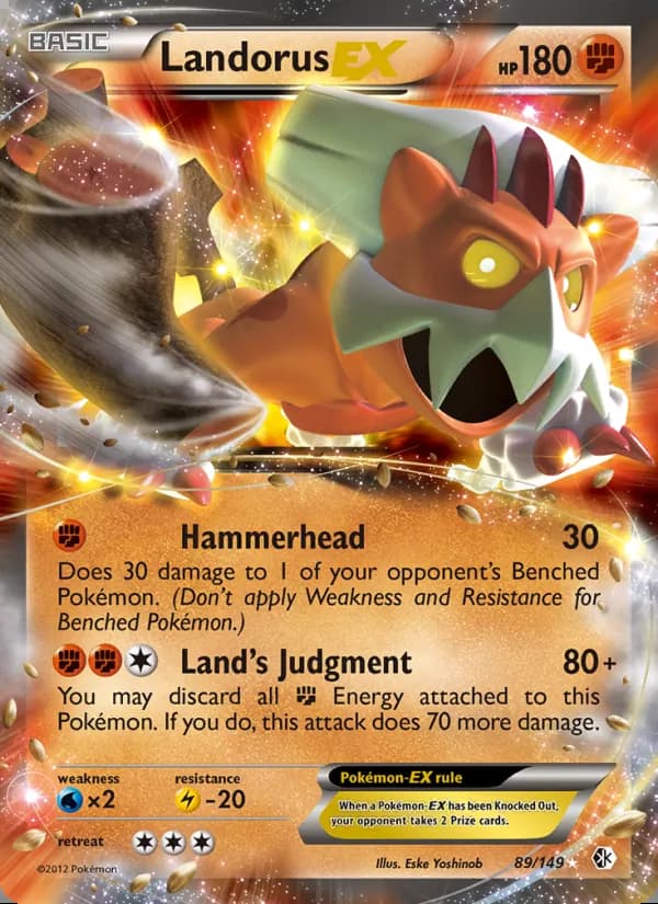 Landorus-EX — Boundaries Crossed #89