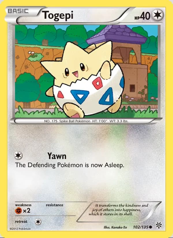 Togepi — Plasma Storm #102