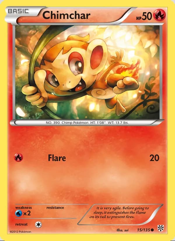 Chimchar — Tormenta Plasma #15