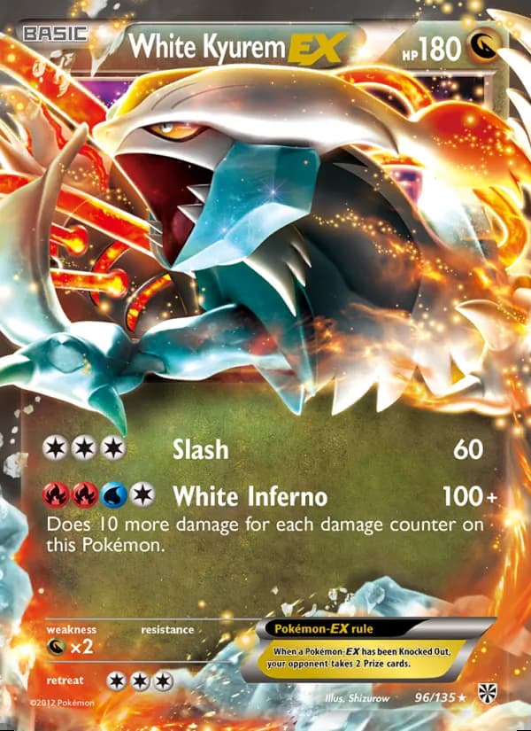 Kyurem Blanco-EX — Tormenta Plasma #96