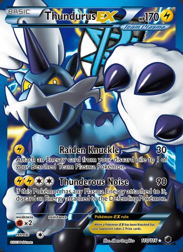 Thundurus-EX — Glaciación Plasma #110