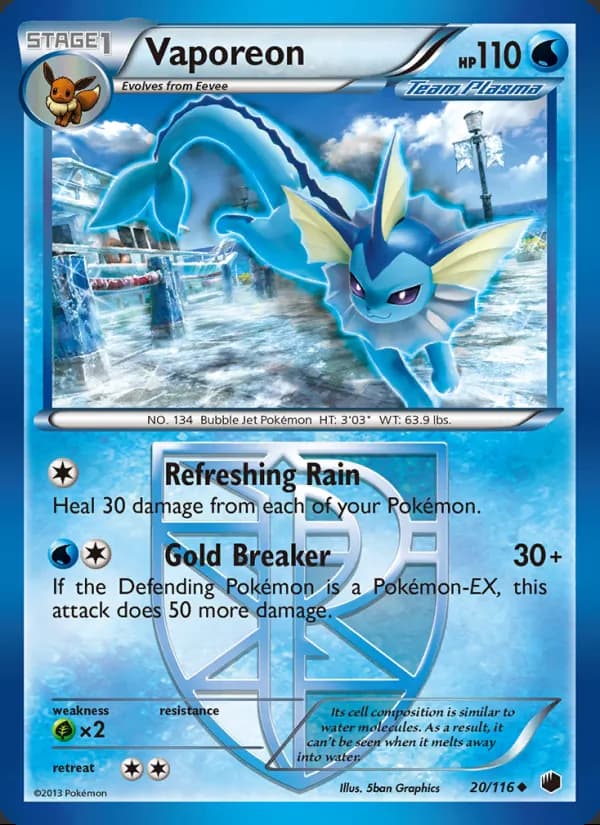 Vaporeon — Plasma Freeze #20