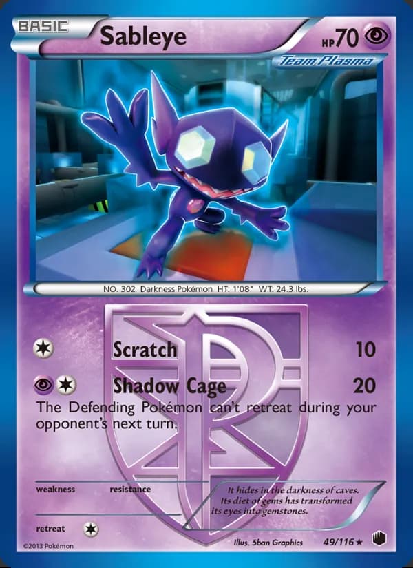 Sableye — Glaciación Plasma #49