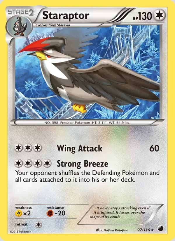 Staraptor — Plasma Freeze #97