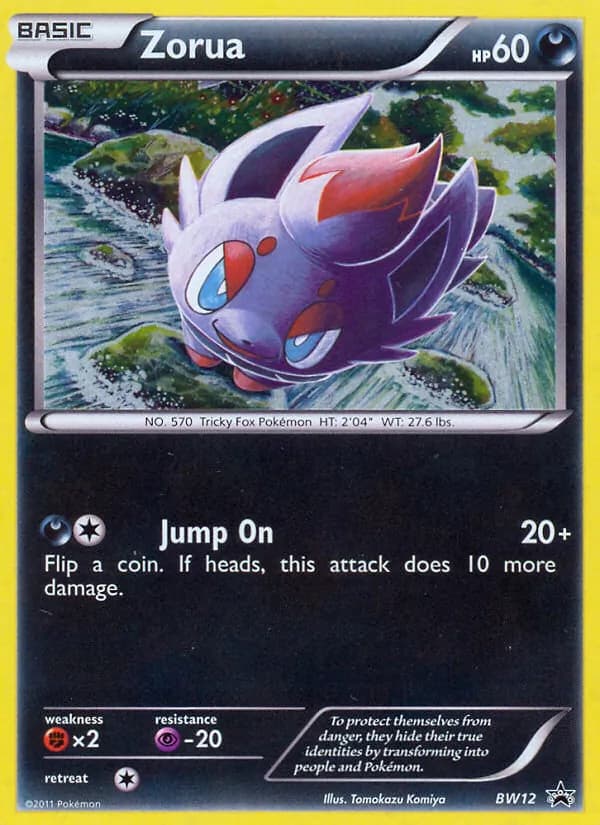 Zorua — NB Promo #BW12