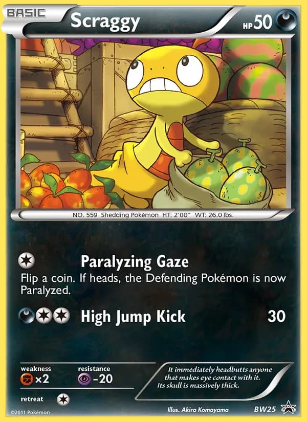 Scraggy — BW Black Star Promos #BW25