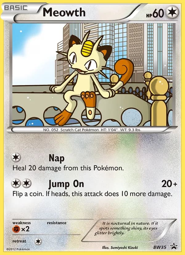 Meowth — NB Promo #BW35