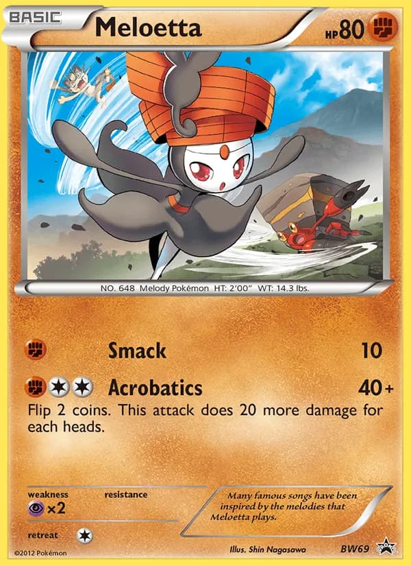 Meloetta — NB Promo #BW69