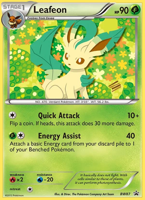 Leafeon — NB Promo #BW87