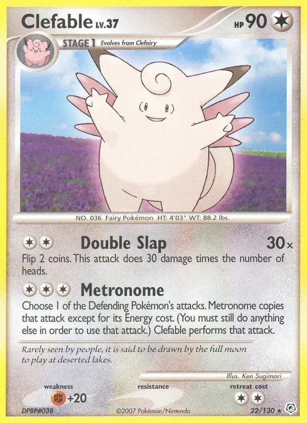 Clefable — Diamond & Pearl #22