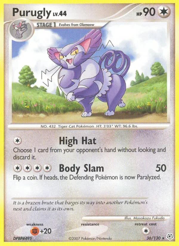 Purugly — Diamond & Pearl #36