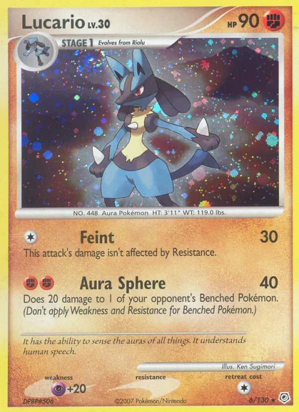 Lucario — Diamond & Pearl #6