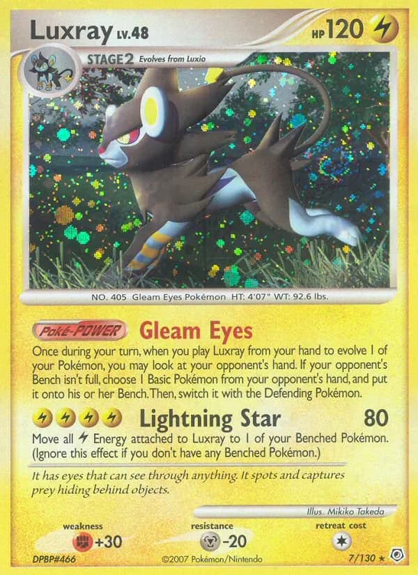 Luxray — Diamond & Pearl #7