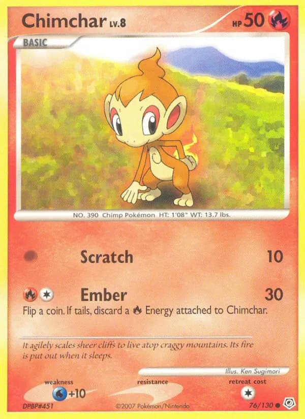 Chimchar — Diamante & Perla #76