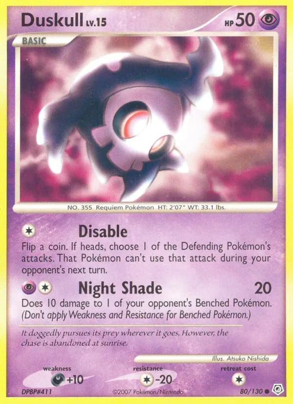 Duskull — Diamante & Perla #80