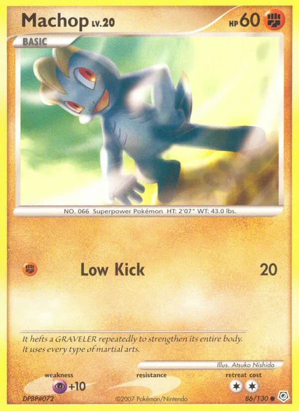 Machop — Diamond & Pearl #86