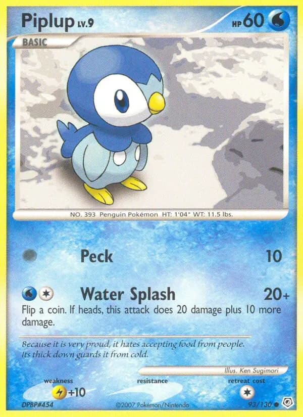 Piplup — Diamond & Pearl #93