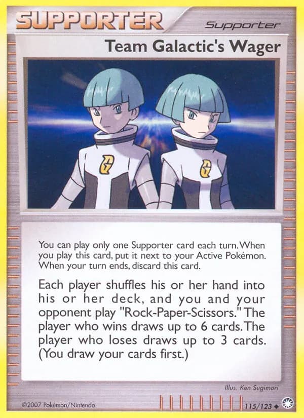 Team Galactic's Wager — Tesoros Misteriosos #115