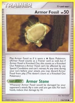 Armor Fossil — Mysterious Treasures #116