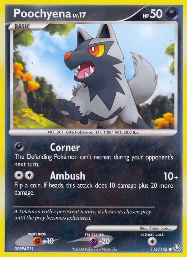 Poochyena — Legends Awakened #116