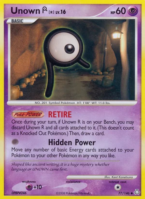 Unown R — Despertar de las Leyendas #77