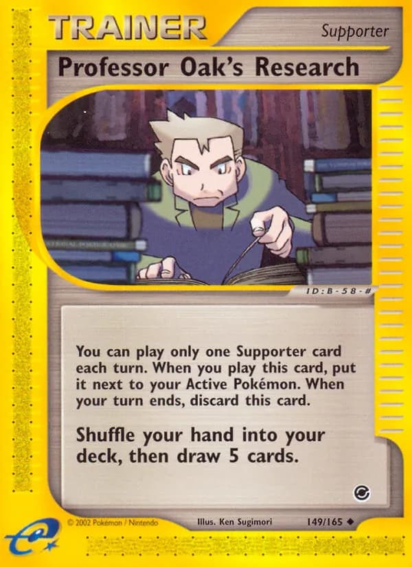 Professor Oak's Research — Expedition Base Set #149