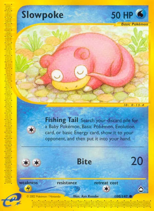 Slowpoke — Aquapolis #108