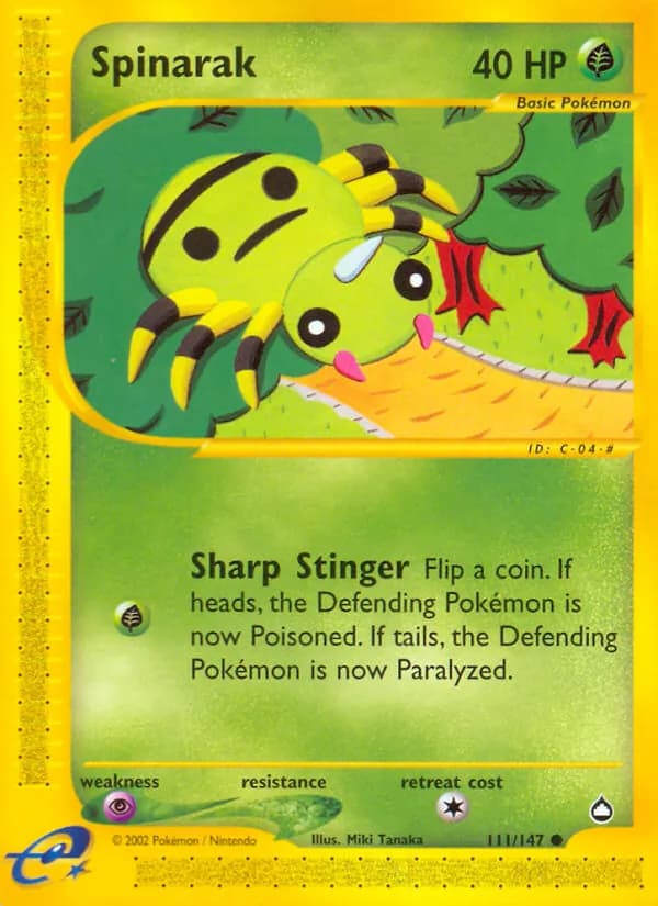 Spinarak — Aquapolis #111