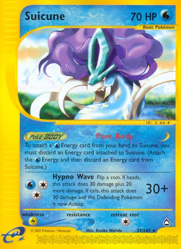 Suicune — Aquapolis #37