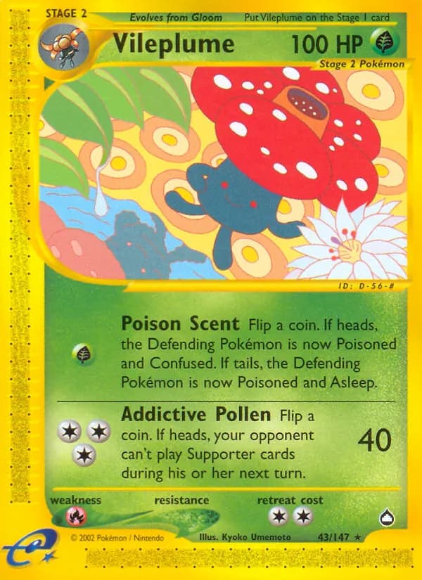 Vileplume — Aquapolis #43
