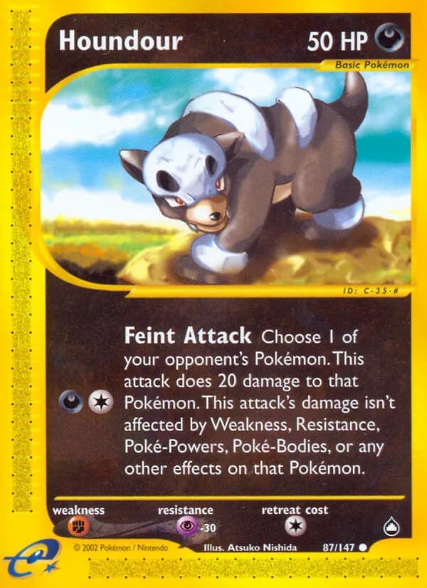 Houndour — Aquapolis #87
