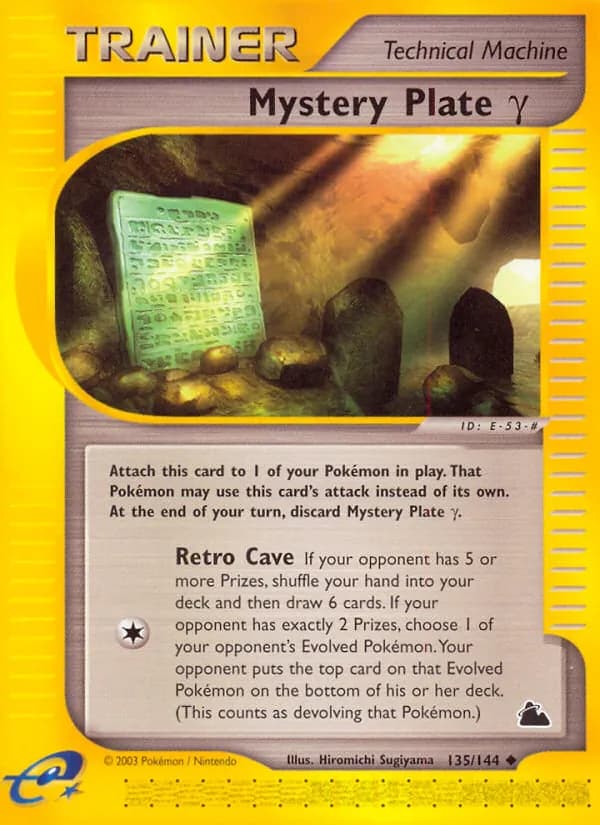 Mystery Plate Gamma — Skyridge #135