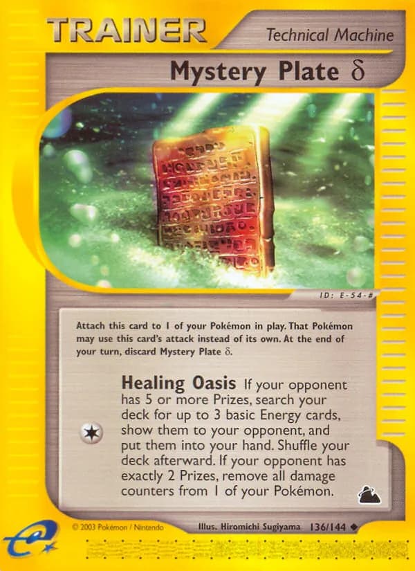 Mystery Plate Delta — Skyridge #136