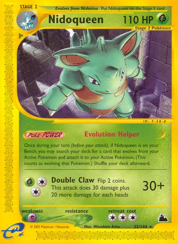 Nidoqueen — Skyridge #22